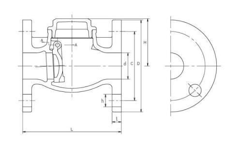 スイングチャッキバルブ(UOBM 15.0