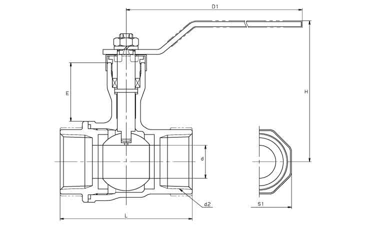 ボールバルブ(UTHL(KITZ 15.0