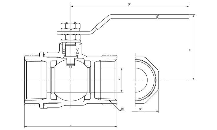 ボールバルブ(UTHM(KITZ 15.0