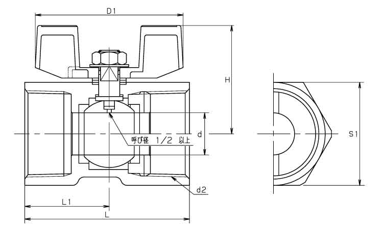 ボールバルブ(UTKMW(KIT 8.0