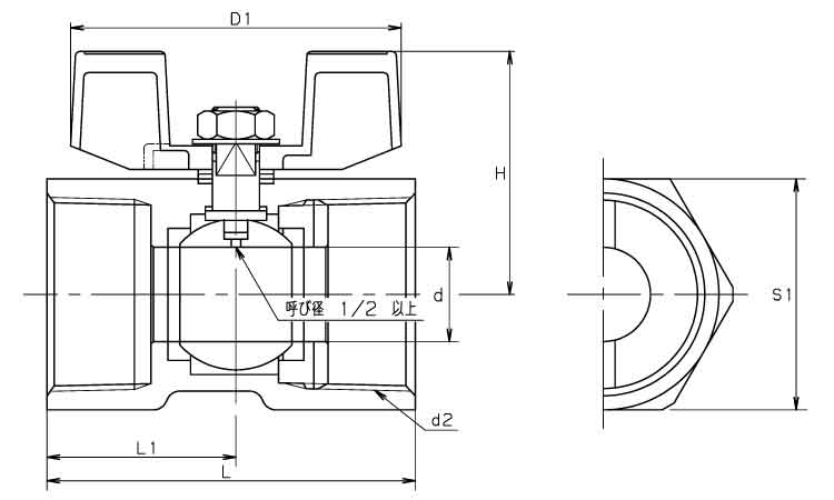 ボールバルブ(UTKW(KITZ 8.0