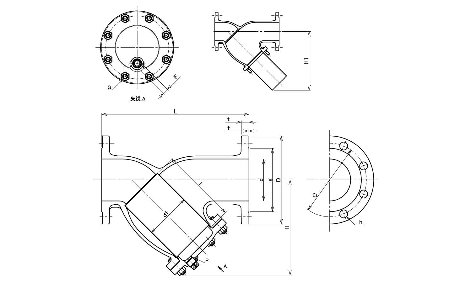 Y形ストレーナ(10UYAM