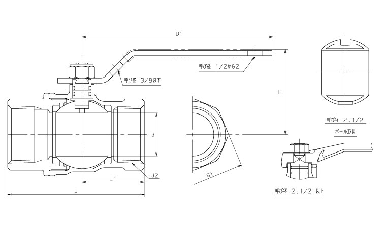 ボールバルブ(Z(KITZ 8.0