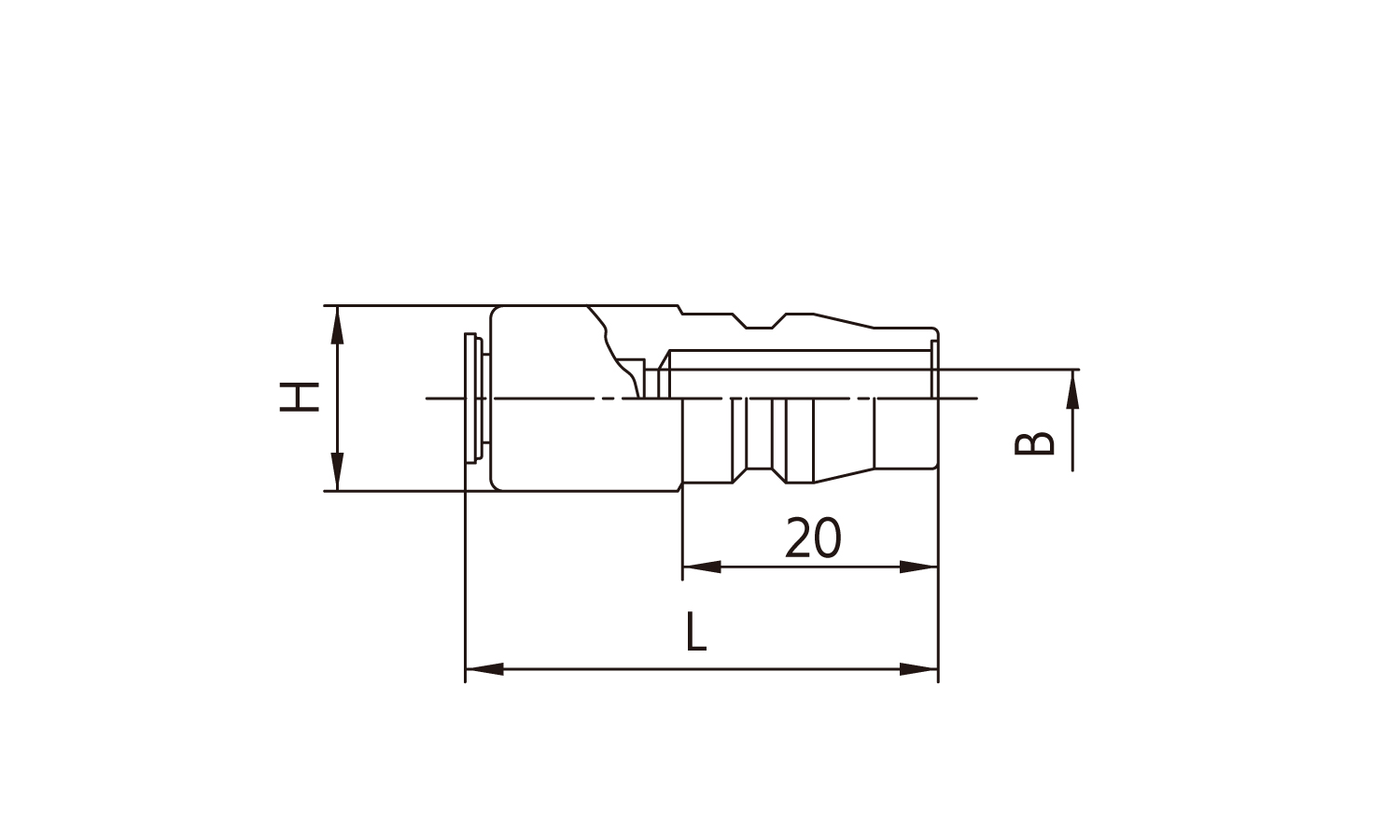 ハイカプラPC型(チューブ取付用