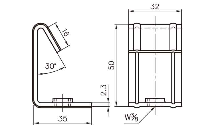 チャンネル吊足