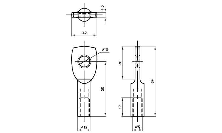 固定タン 内ねじ