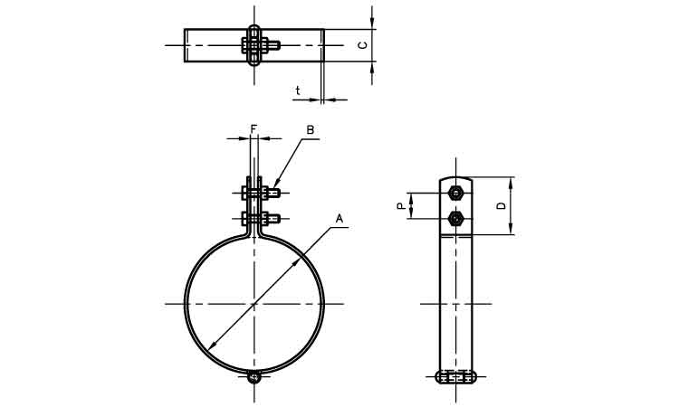 ステンTN立バンド