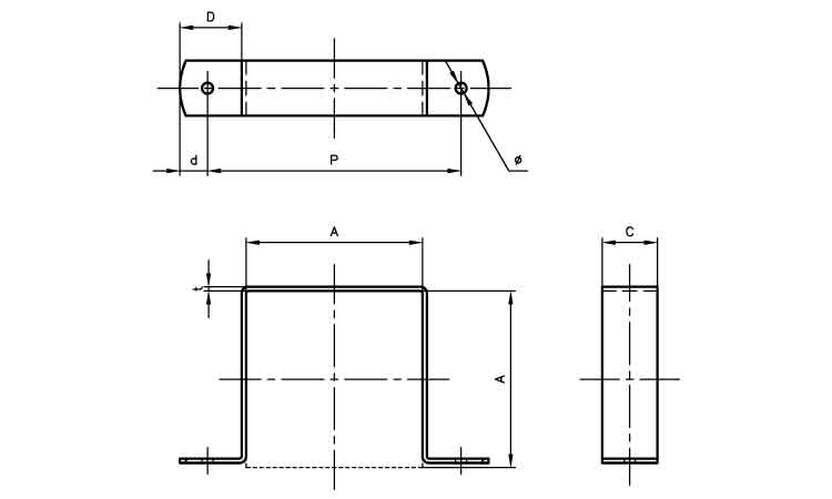 ステン角サドル