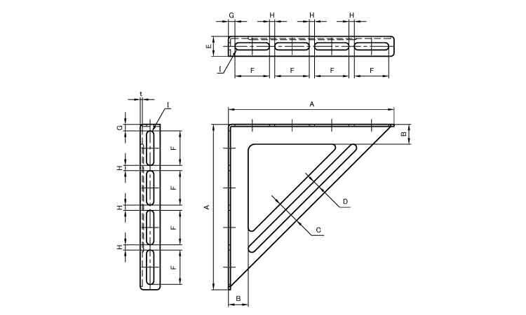 ステンA型ブラケット