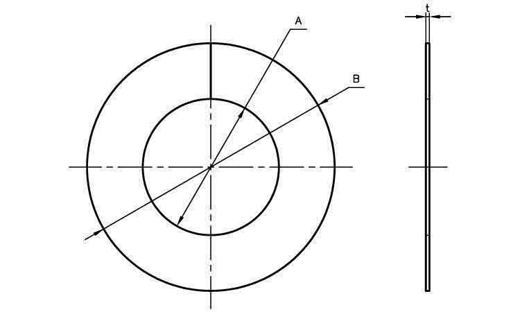ビニプレート(のり付白)