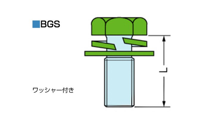 グリーンBTW付BGS-5-RO