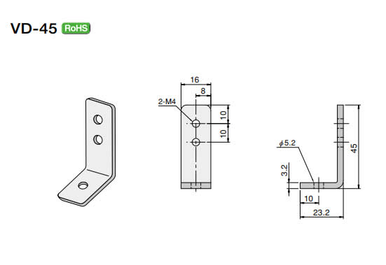 ABCパーツ(補助金具VD?45