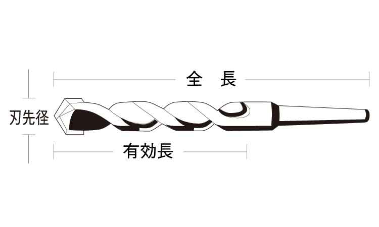 コンクリドリルテ-パ-軸(石材用 280.0 10.0