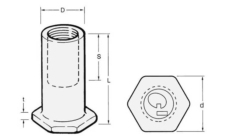 Pインサート(ジャパンライフ製 50.0 1/2