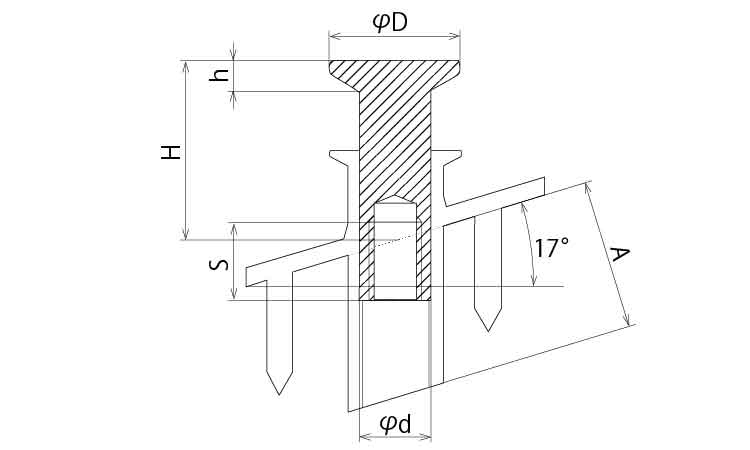 テーパーSD(TGSD(黄) 3/8