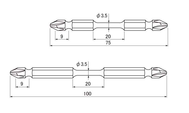 トーションビット BT43 75.0 2.0