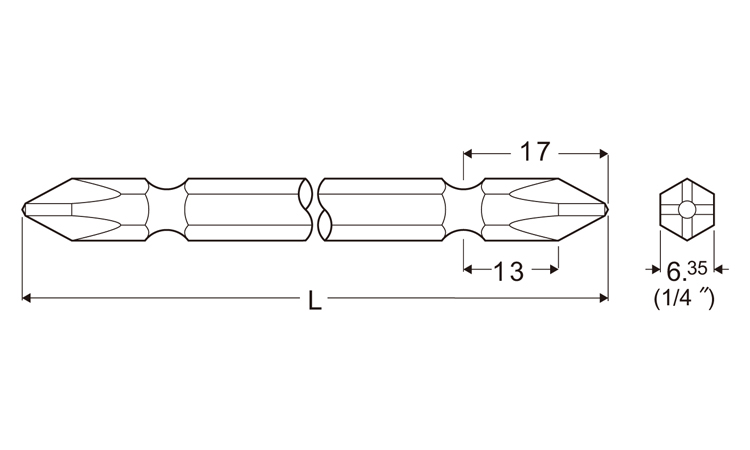 両口プラスビット EA-01