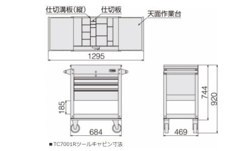 ツールキャビンセットTCA370