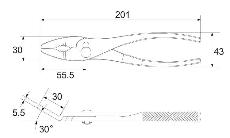 シンベントノーズプライヤ BN