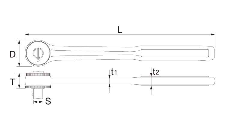 ラチェットハンドル RH トップ