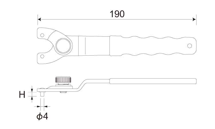 アジャストピンレンチ AP
