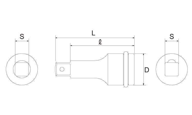 インパクト用エクステンショバー