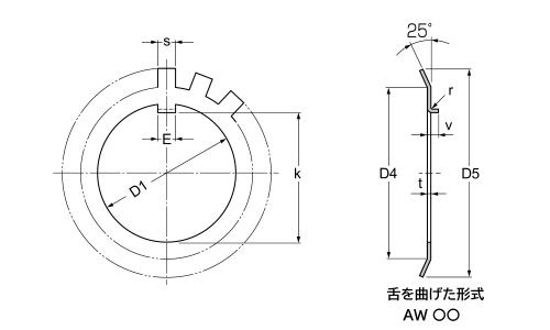 ベアリングワッシャー(AW