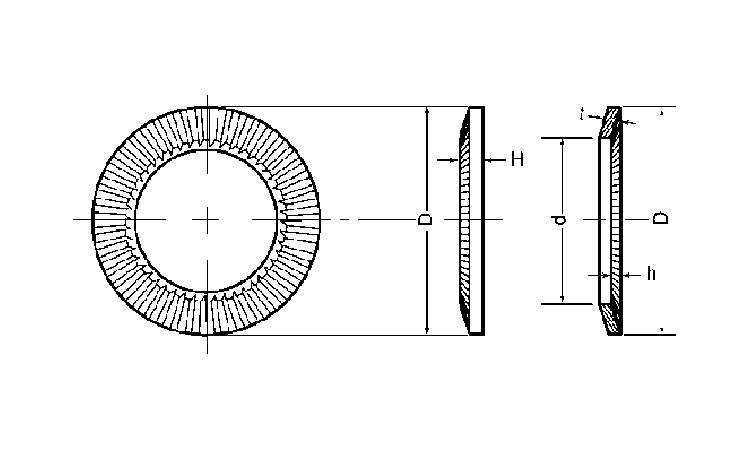 皿バネ座金(CAP(重荷重用 6.0