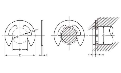 E型止め輪(平和 1.5