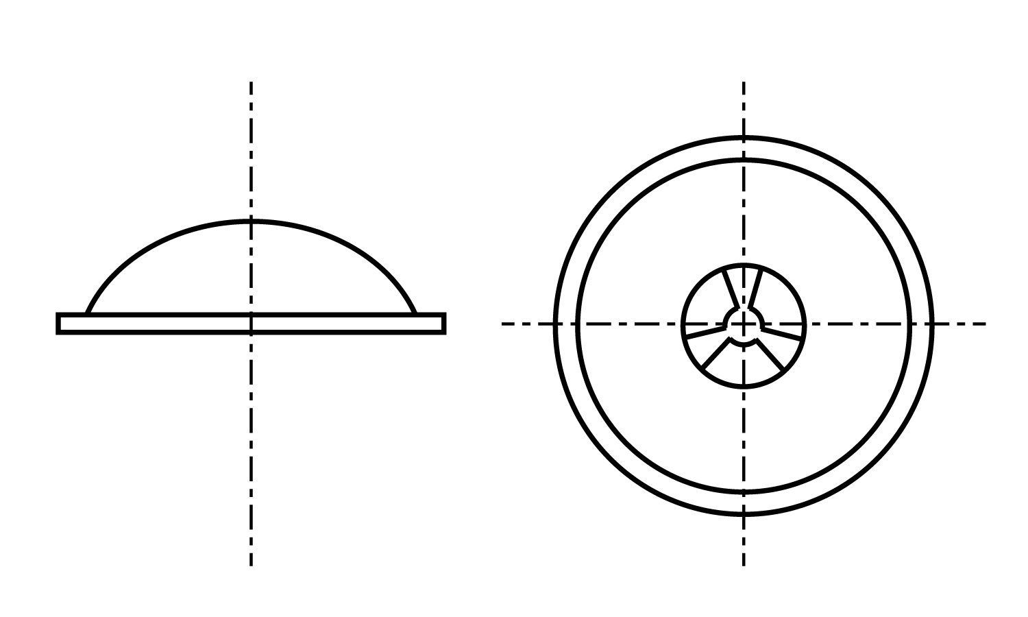 三ツ爪ボタンワッシャ(ねじ用 3.0