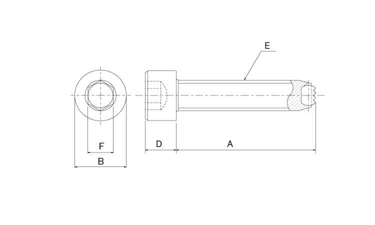 クランピングスクリュー(BW 15.0 6.0