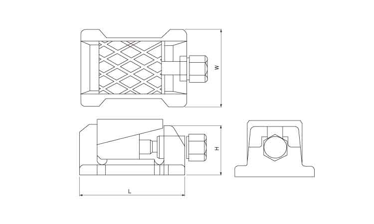 レベリングブロック(Aタイプ 12.5
