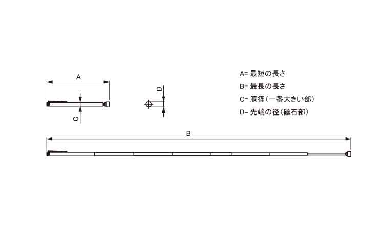 用磁棒(MSBー150C