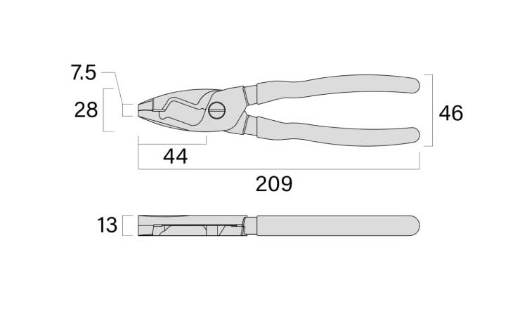 ケーブルペンチ 200MM