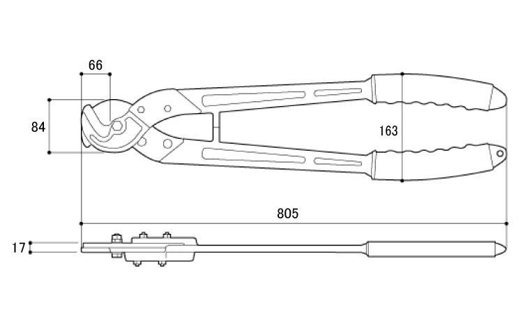ケーブルカッター CA800AL