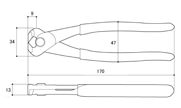 喰切ニッパー EN-165S