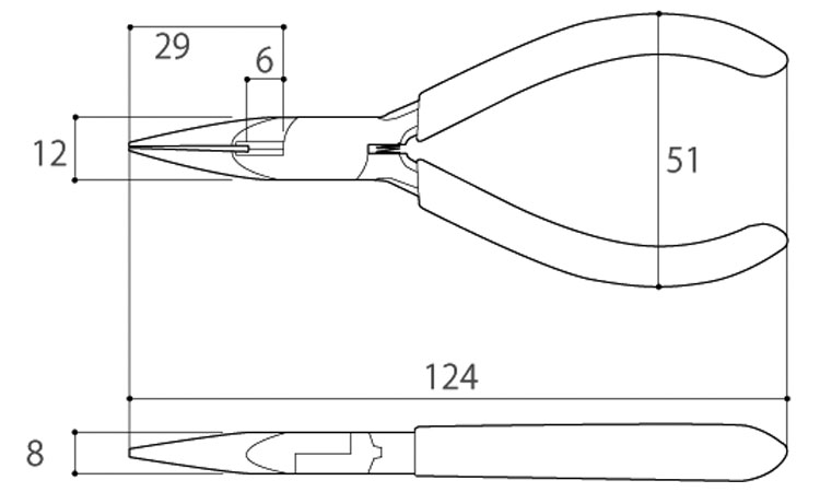 ラジオペンチ(№1)