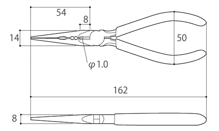 マイクロ万能ラジオペンチ(№15