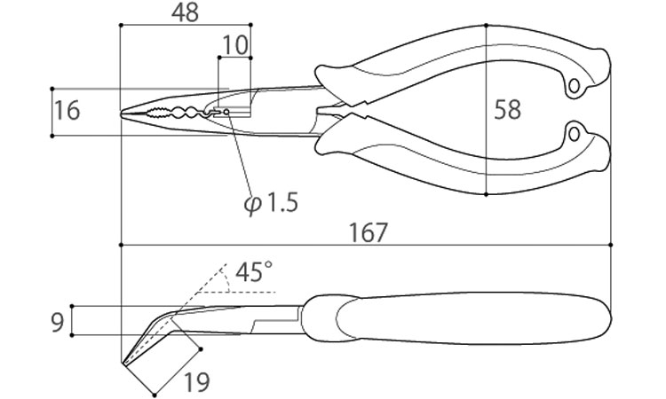 SUSマルチラジオペンチ(ベント