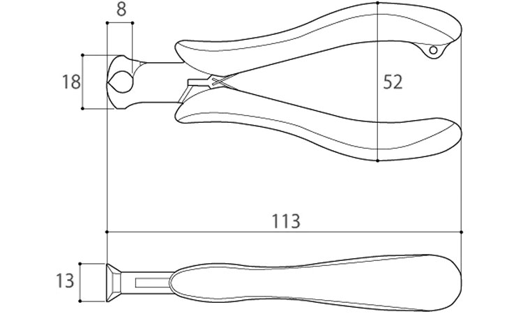 エンドニッパー TM-14