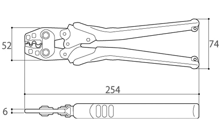 圧着工具リングスリーブ用TP-R