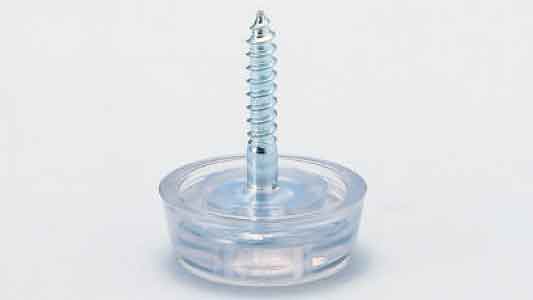 十字穴付木ネジタイプ 透明