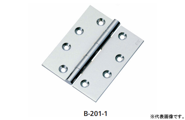 黄銅引抜 平型蝶番(Bー201)