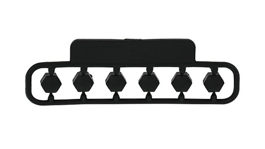 リセスインナー プラ 黒色6個付