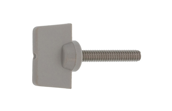 プラカラー蝶ボルト1種 ライトグレー