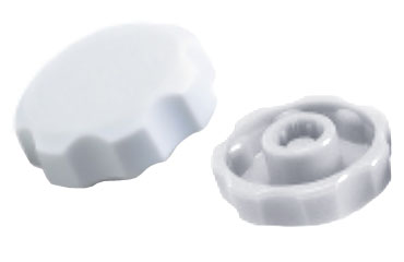 Dキャップ(菊型(白