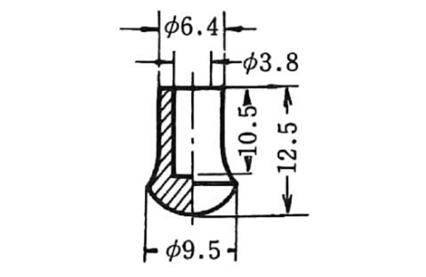 パイプ用ゴム脚 KPー420