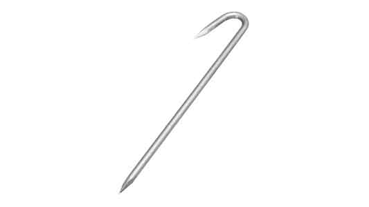 ロープ止め金具 J型