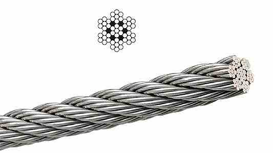 ステンレスワイヤーロープ7×7