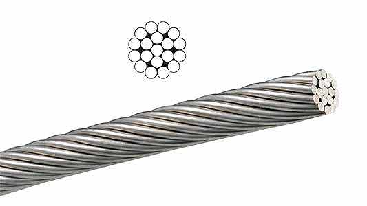 ワイヤーロープ1×19